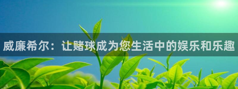 摩臣5平台平台管网入口：威廉希尔：让赌球成为您生活中的娱乐和乐趣