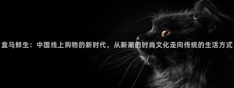 摩臣5平台注册官网入口：盒马鲜生：中国线上购物的新时代，从新潮的时尚文化走向传统的生活方式